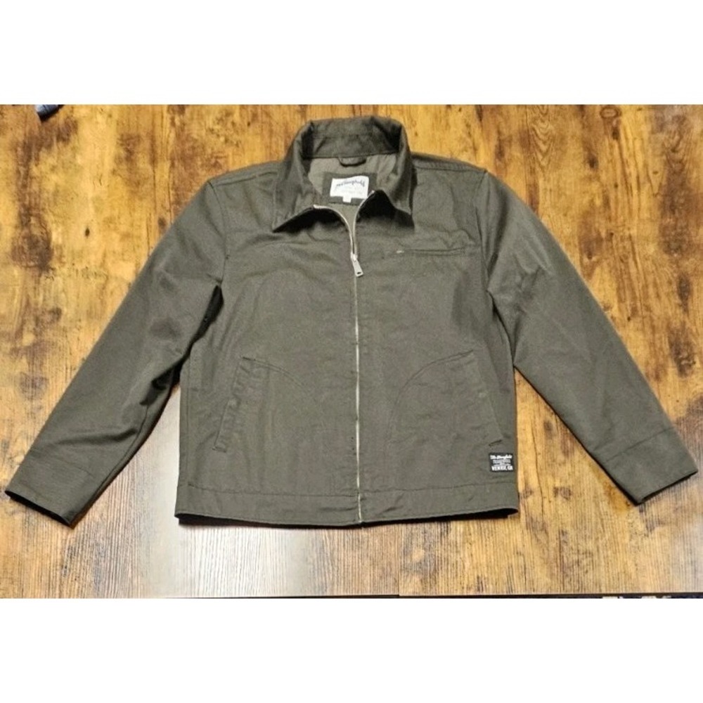 The Stronghold Jacket Full Zip Mens Medium Dsrk Olive Green Overshirt Work